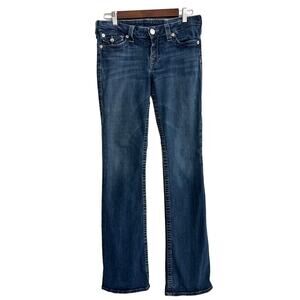 TRUE RELIGION Women's Blue Jeans Section Hi-Rise Boot Size 30